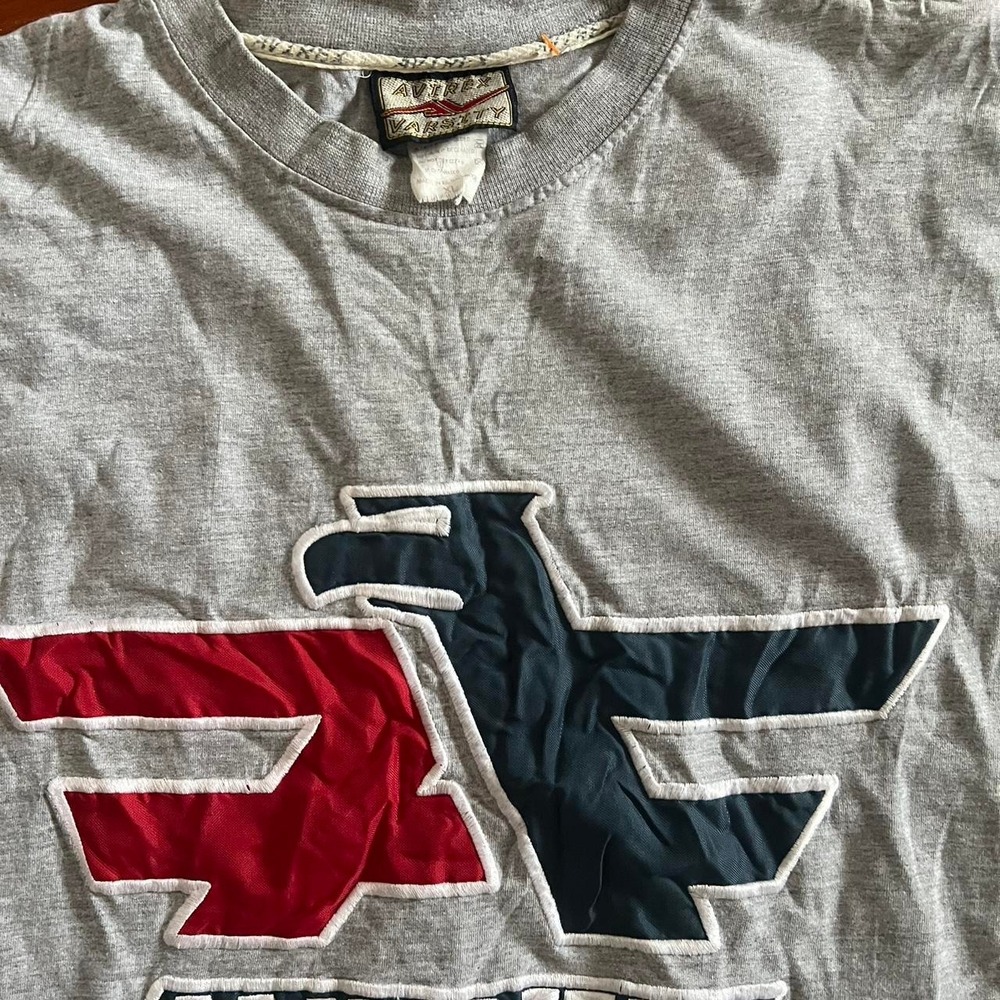 1990s Avirex Graphic Logo Shirt size XL